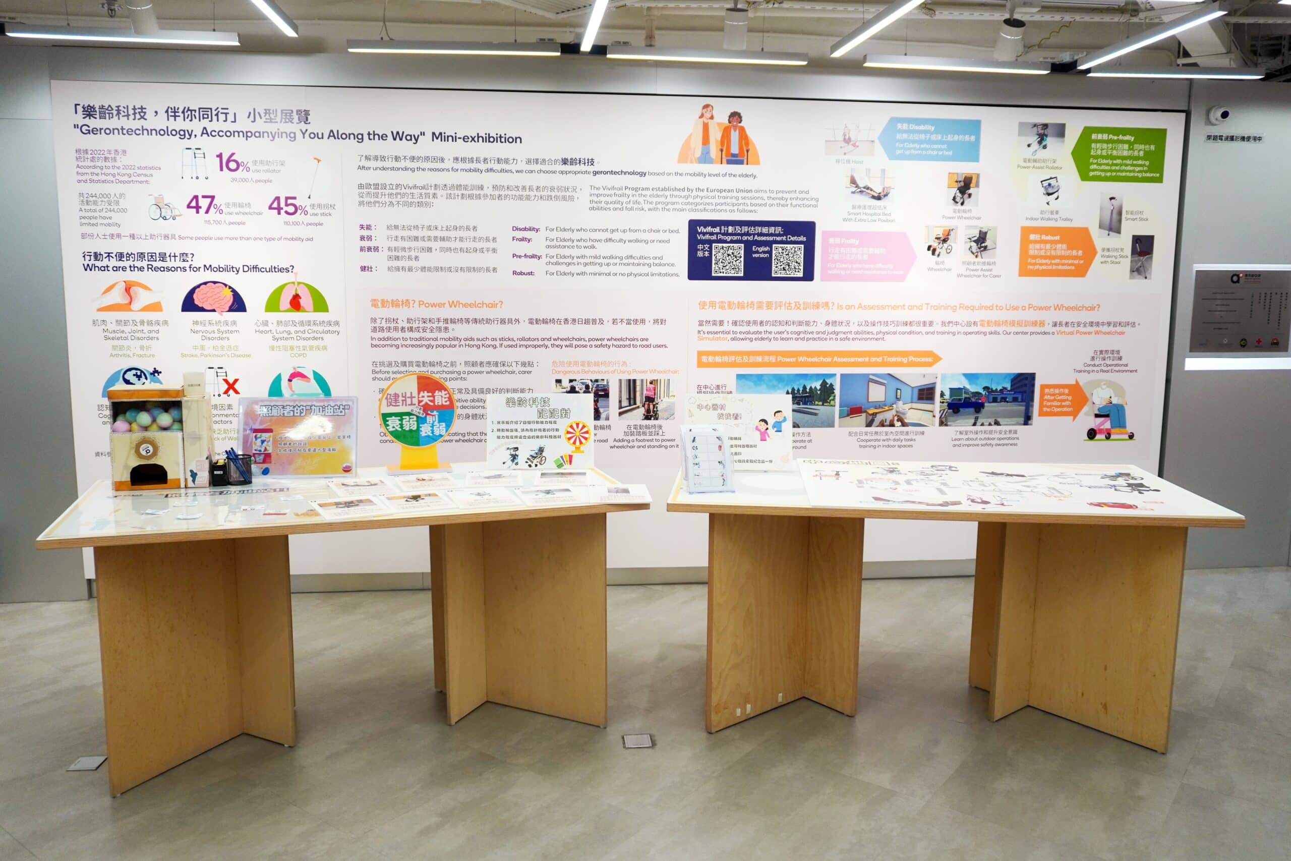Gerontechnology “Gerontechnology, Accompanying You Along the Way” Mini-exhibition ...